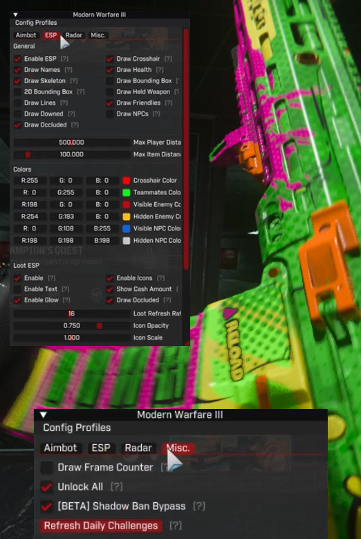 warzone-cheat-features COD warzone cheat features