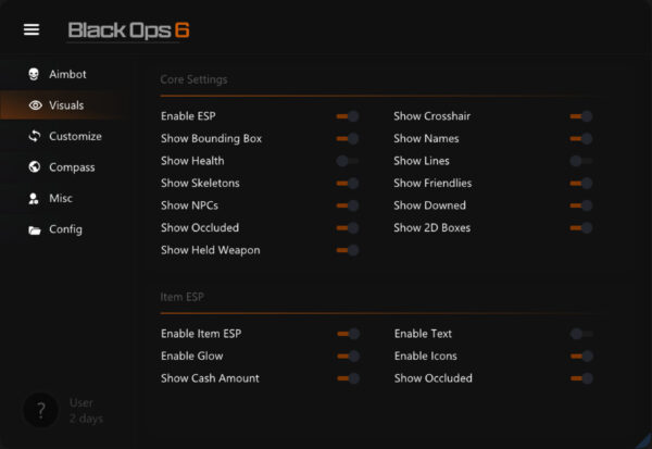 Black Ops 6 ESP Menu