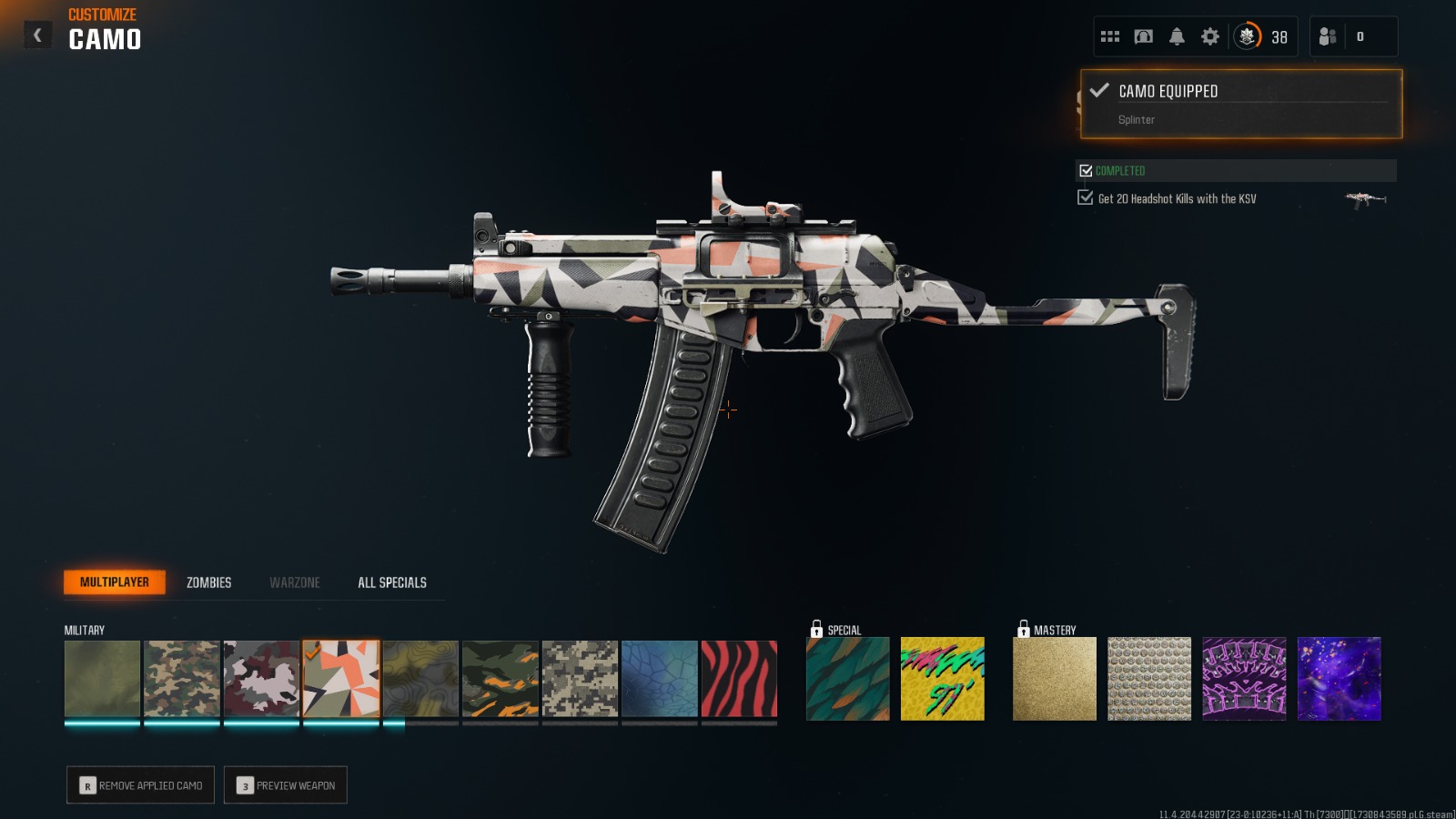 unlock all camos and skins with unlock all