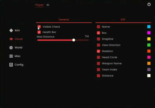 delta force esp menu with full features