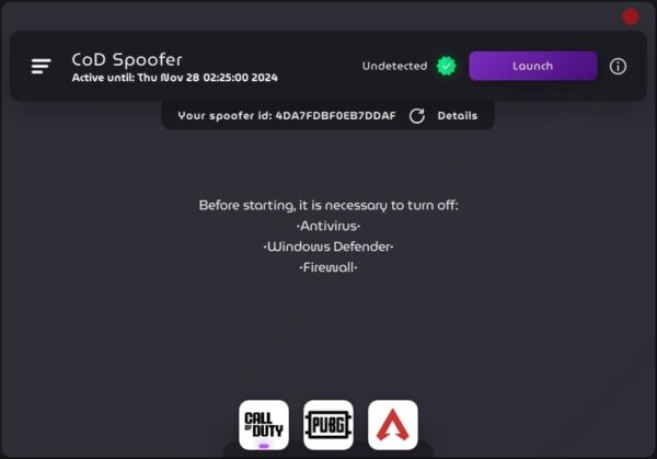 COD Spoofer for Black Ops 6 BO6