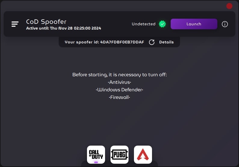 COD Spoofer for Black Ops 6 BO6