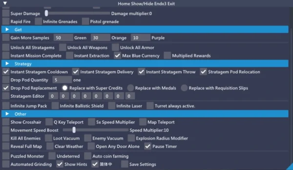 helldivers 2 undetected hack menu