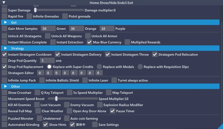 helldivers 2 undetected hack menu