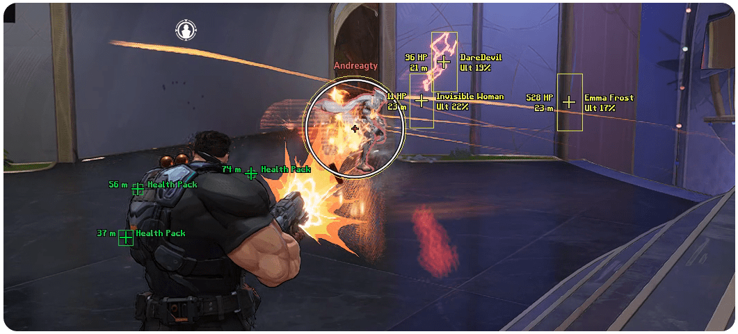 Marvel Rivals ESP Wallhack with 2D Box