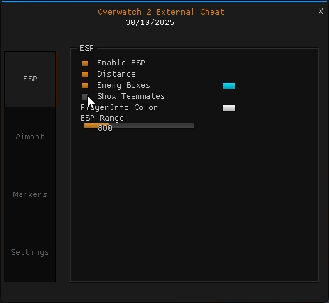overwatch 2 esp cheat menu
