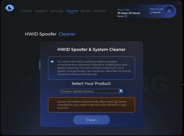 TEMP Hwid Spoofer Cleaner for Fortnite and other games