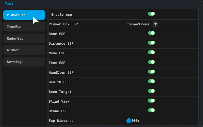arc raiders esp cheat menu