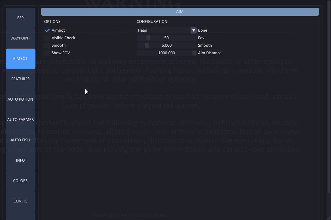 ashes of creation aimbot cheat