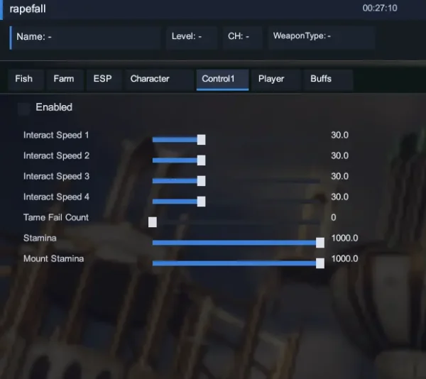 quinfall undetected hack stamina etc