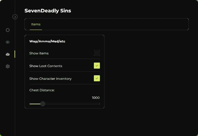 the seven deadly sins origin esp items