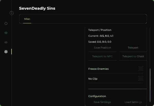 the seven deadly sins origin misc cheat menu
