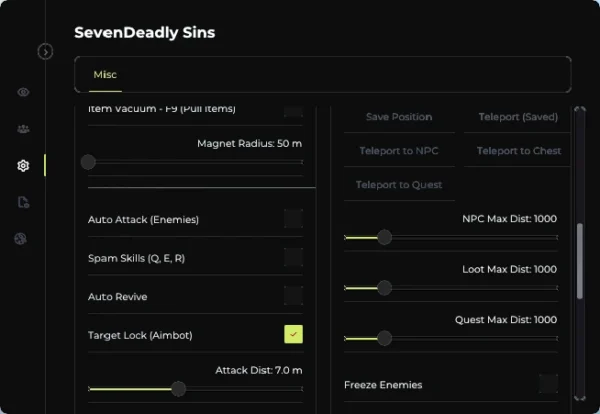 the seven deadly sins origin new misc features