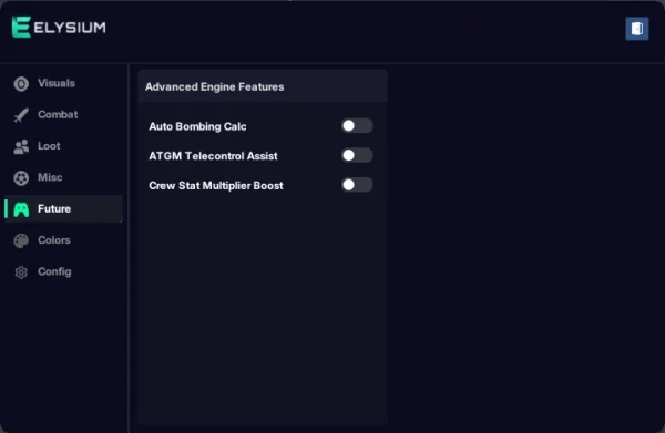 war thunder future cheat menu