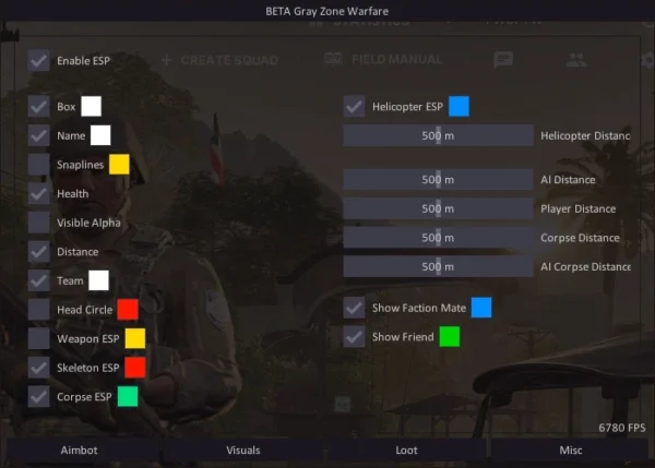 gray zone warfare esp cheat menu