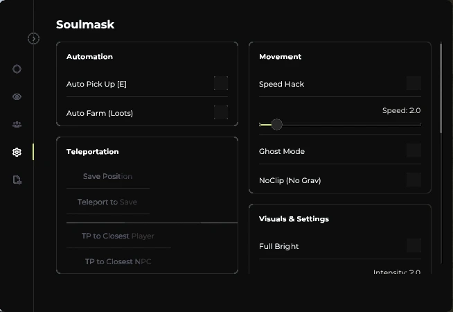 soulmask misc cheat menu