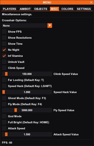conan exiles undetected hack with misc features