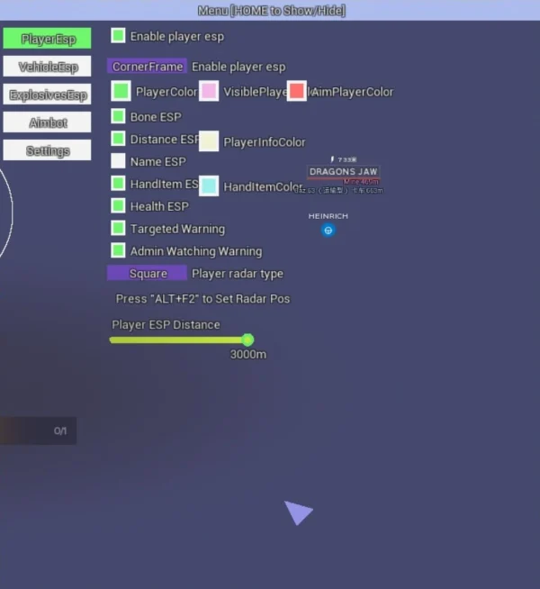 hell let loose player esp cheat menu