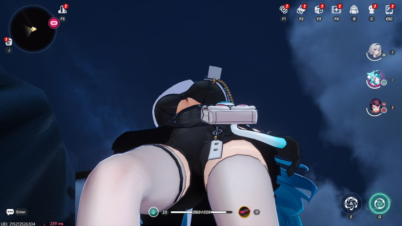 nte peek mode