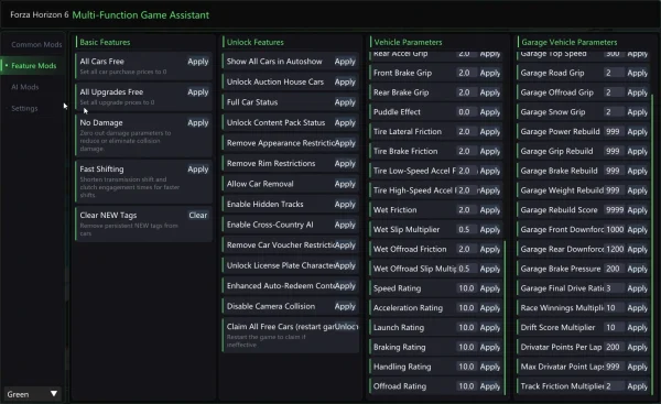 forza horiozn 6 cheat menu 2