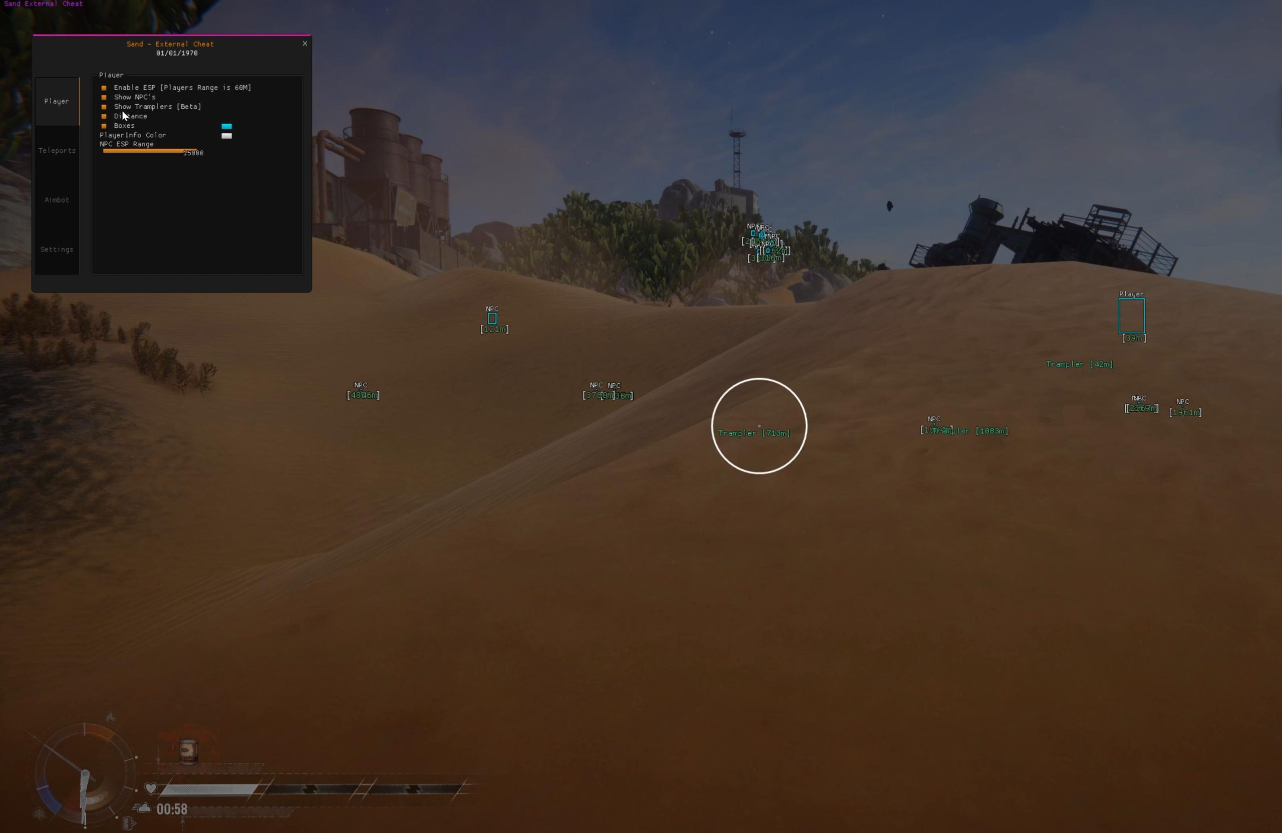 sand raiders of sophie cheat