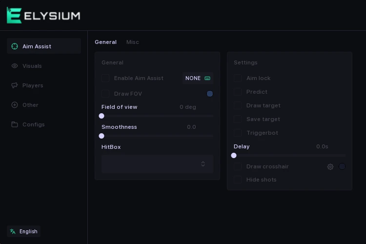 elysium dbd aim assist tab cheat menu
