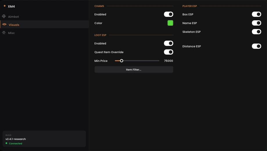 esp visuals tab