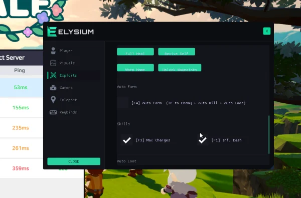 spiritvale exploits cheat 3 tab