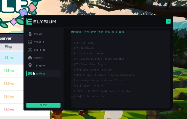 spiritvale hotkeys tab