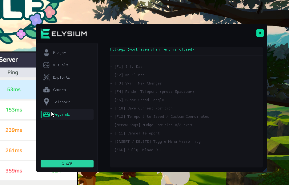 spiritvale hotkeys tab
