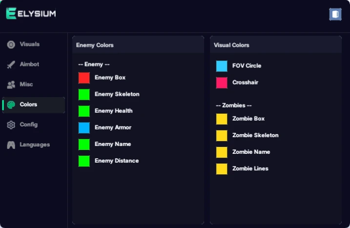 bodycam colors