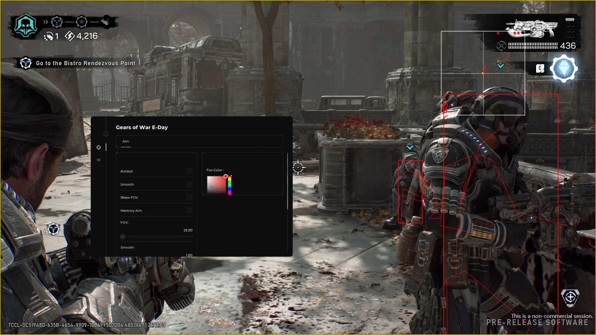 gears of war e-day aimbot