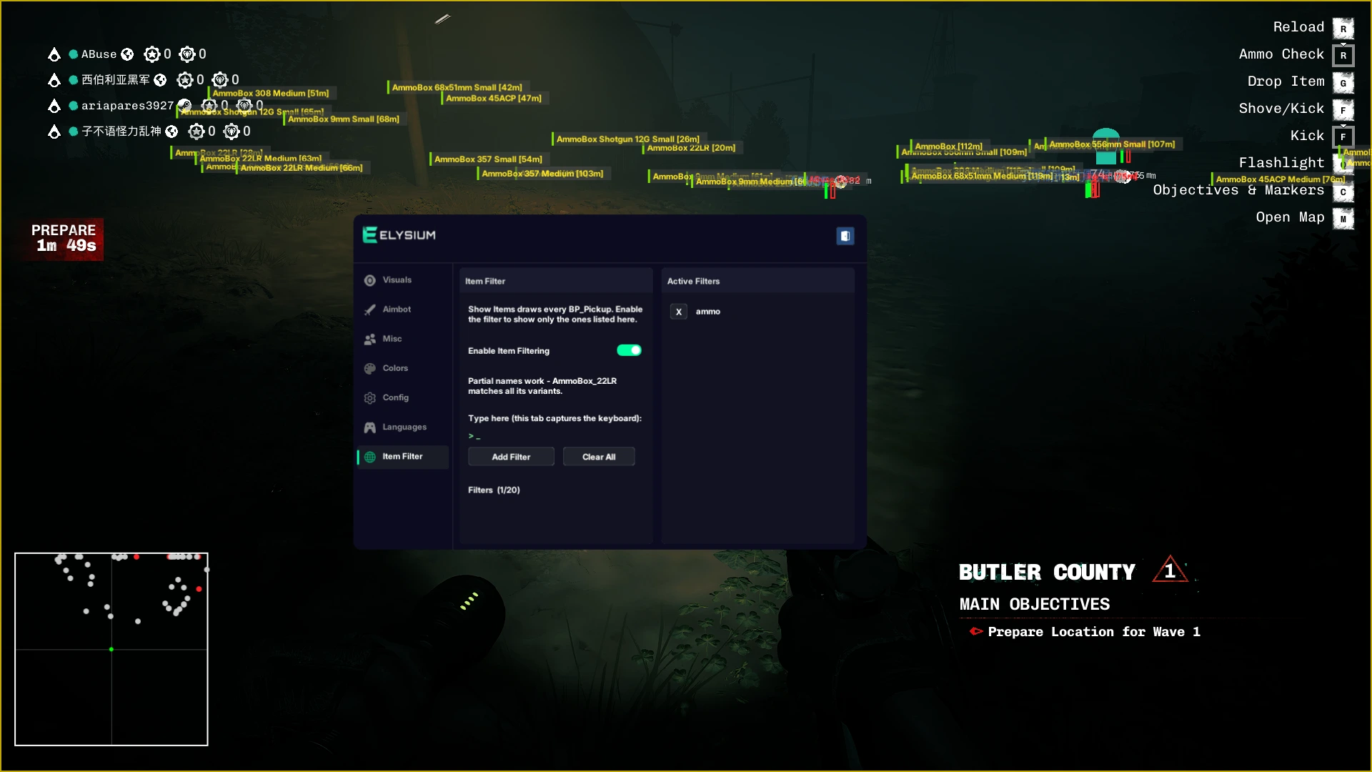no more room in hell 2 item filter