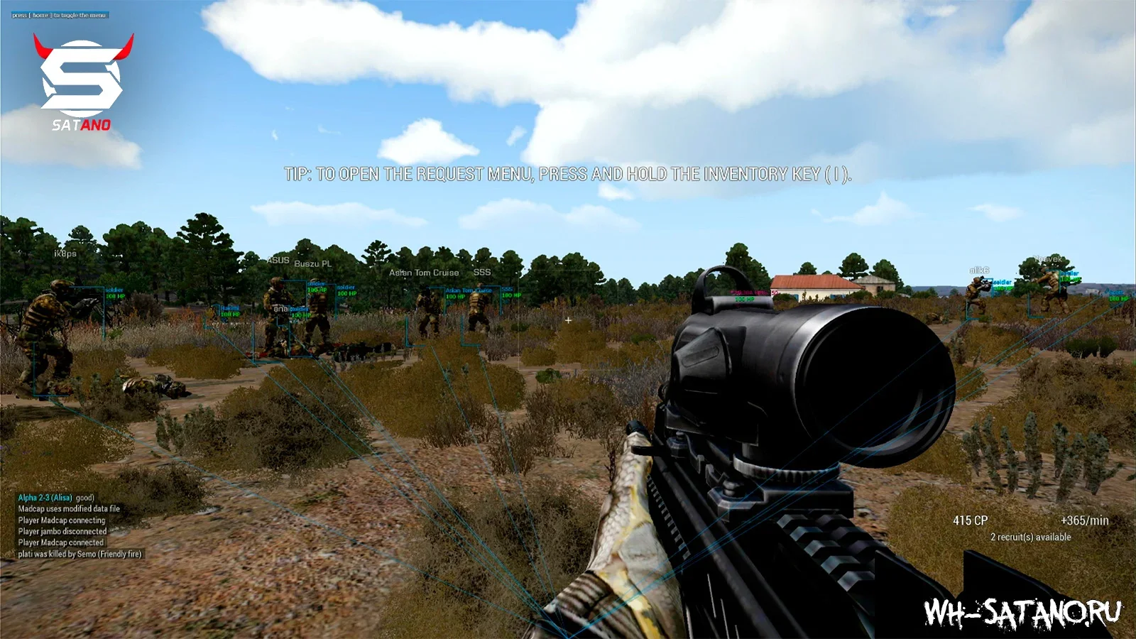 Arma 3 Mason cheat screenshot 3