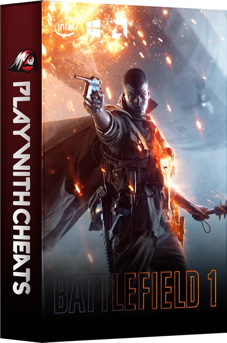 Battlefield 1 cheats product art Battlefield 1 cheat product art by Play With Cheats
