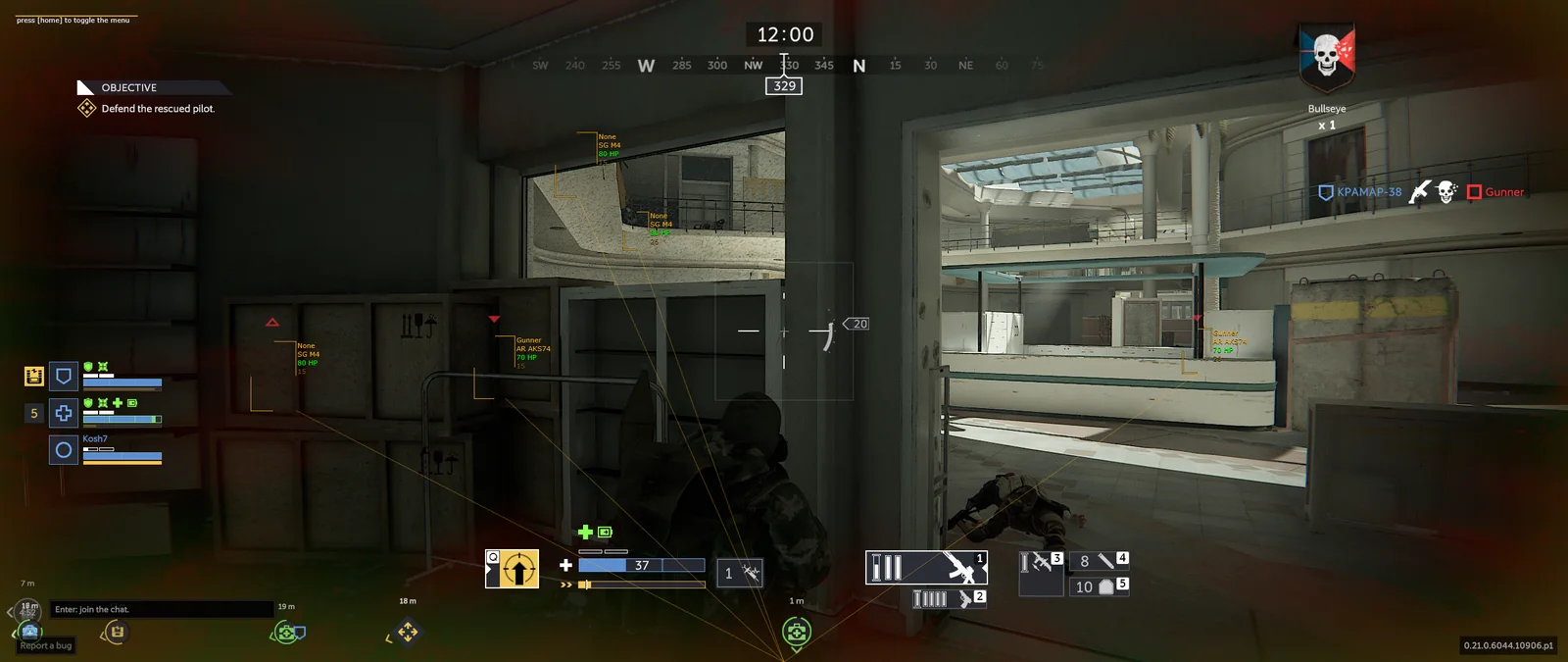 Caliber cheat ESP in game