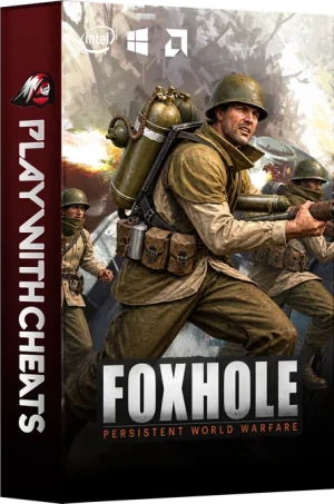Foxhole cheat product art by Play With Cheats