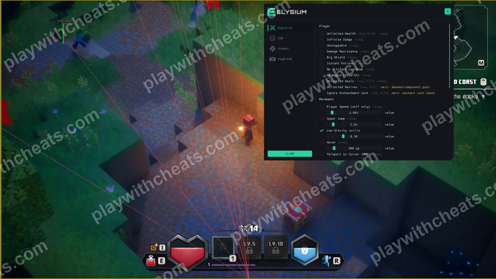Minecraft Dungeons 2 cheat menu – exploits, player and movement