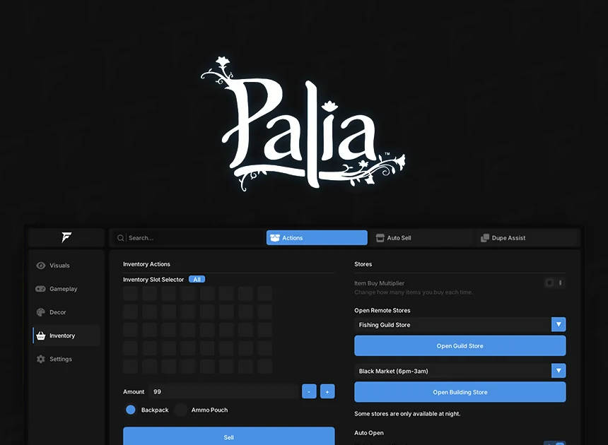 Palia Fentry cheat screenshot 2