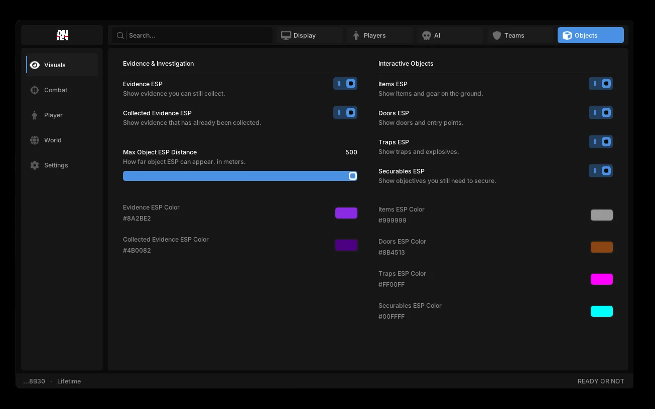 Ready or Not Fentry cheat screenshot 8
