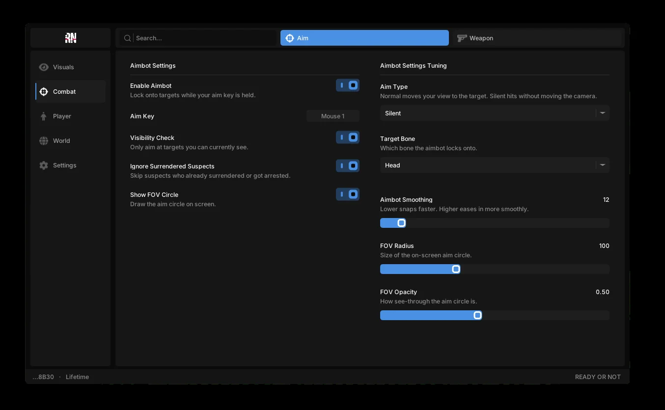 Ready or Not Fentry cheat screenshot 9