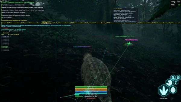 The Isle Elysium cheat in-game ESP