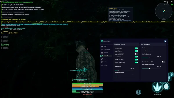 The Isle Elysium cheat aimbot menu