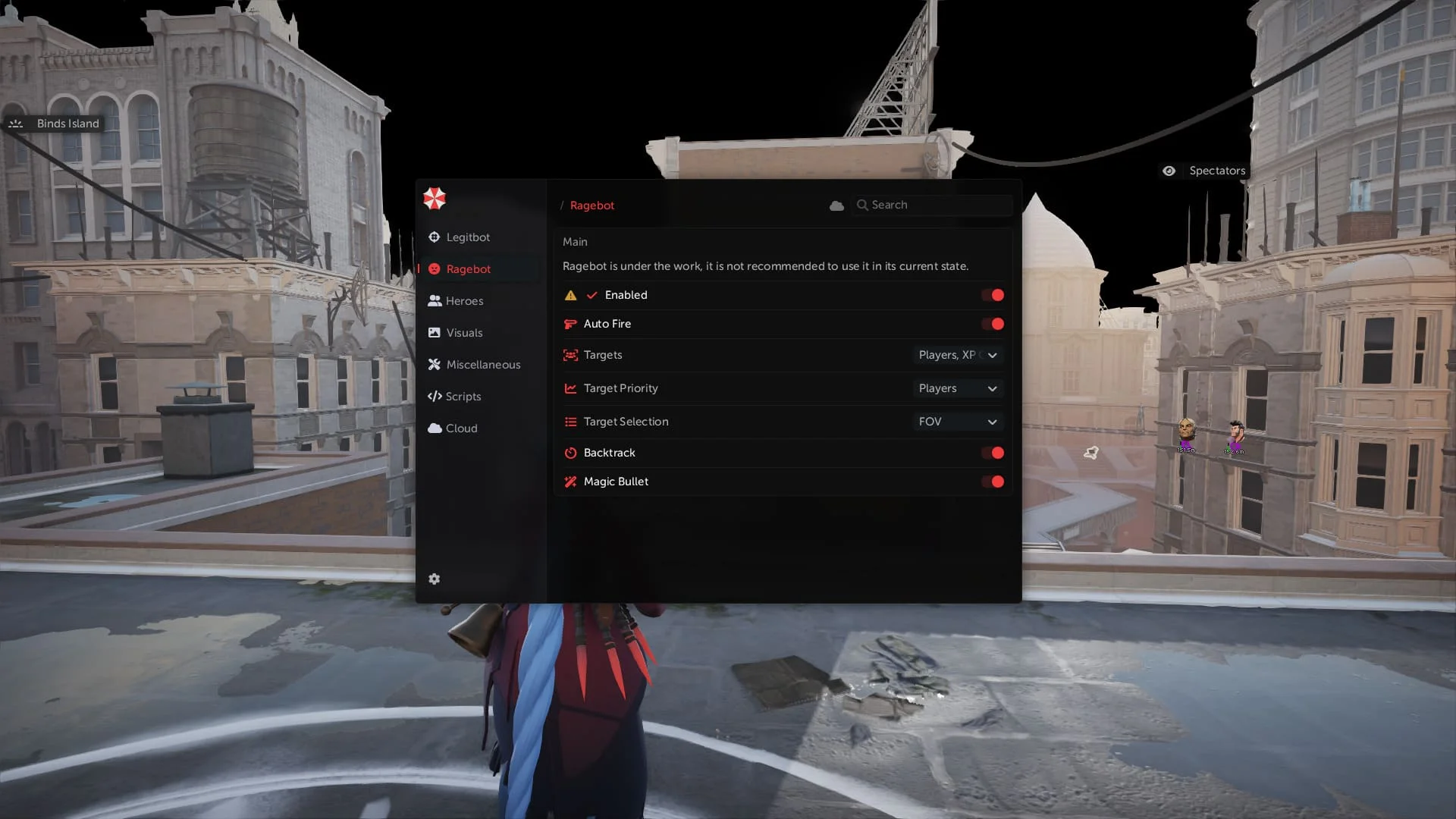 Deadlock Umbrella cheat screenshot 3