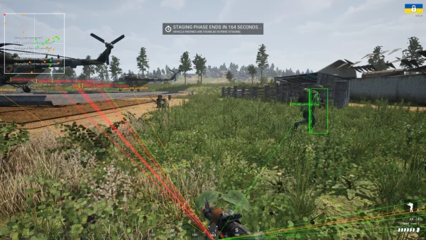 Squad cheat in game overlay